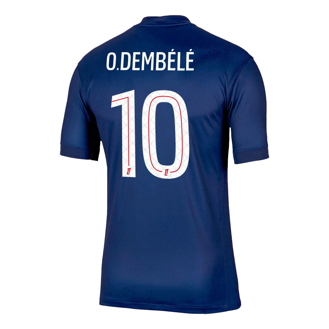 O.DEMBÉLÉ #10 PSG Home Soccer Jersey 2025/26 Navy