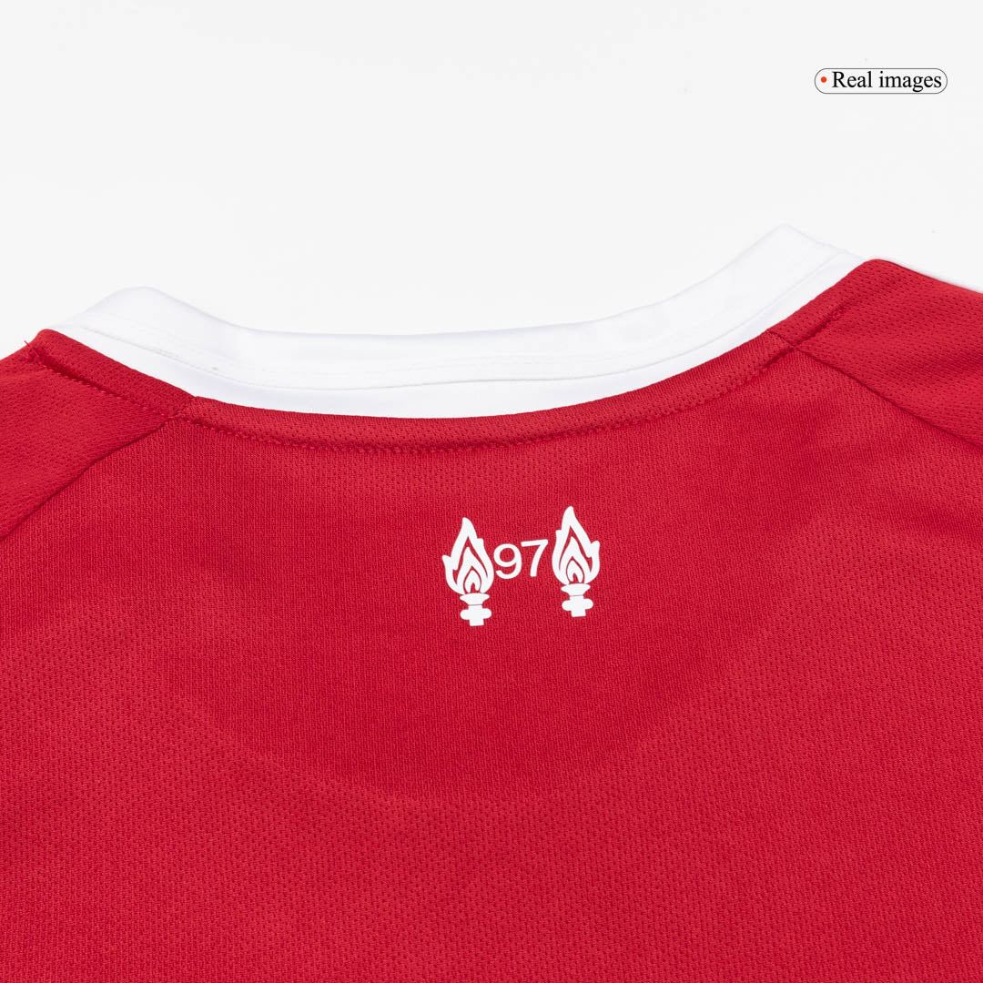 Liverpool Home Long Sleeve Soccer Jersey 25/26 Red