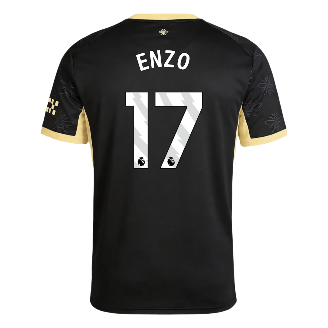 ENZO #17 Manchester City Away Soccer Jersey 2026/27 Black