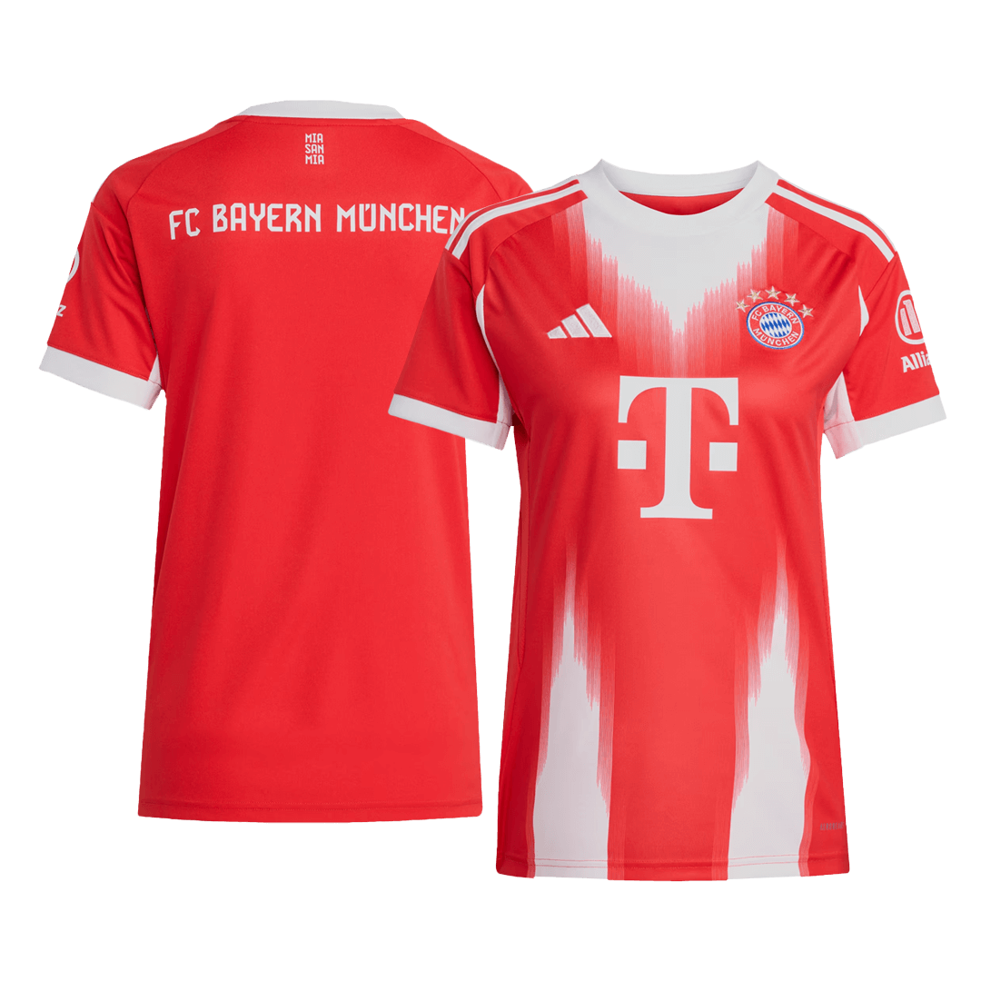 Women's Bayern Munich Home Soccer Jersey 2025/26 Red