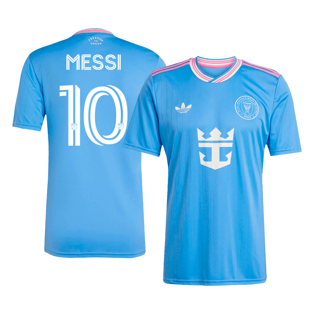 MESSI #10 Inter Miami Third away Soccer Jersey 2025 Blue