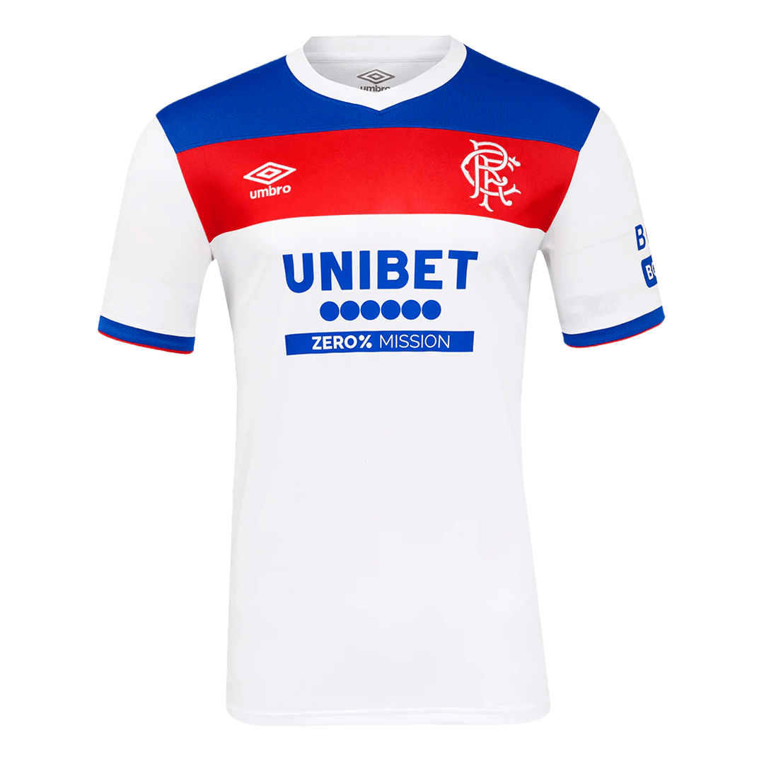 Glasgow Rangers Away Soccer Jersey 2025/26 White