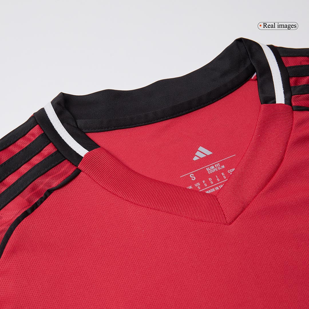 B.FERNANDES #8 Manchester United Home Soccer Jersey 2025/26 Red
