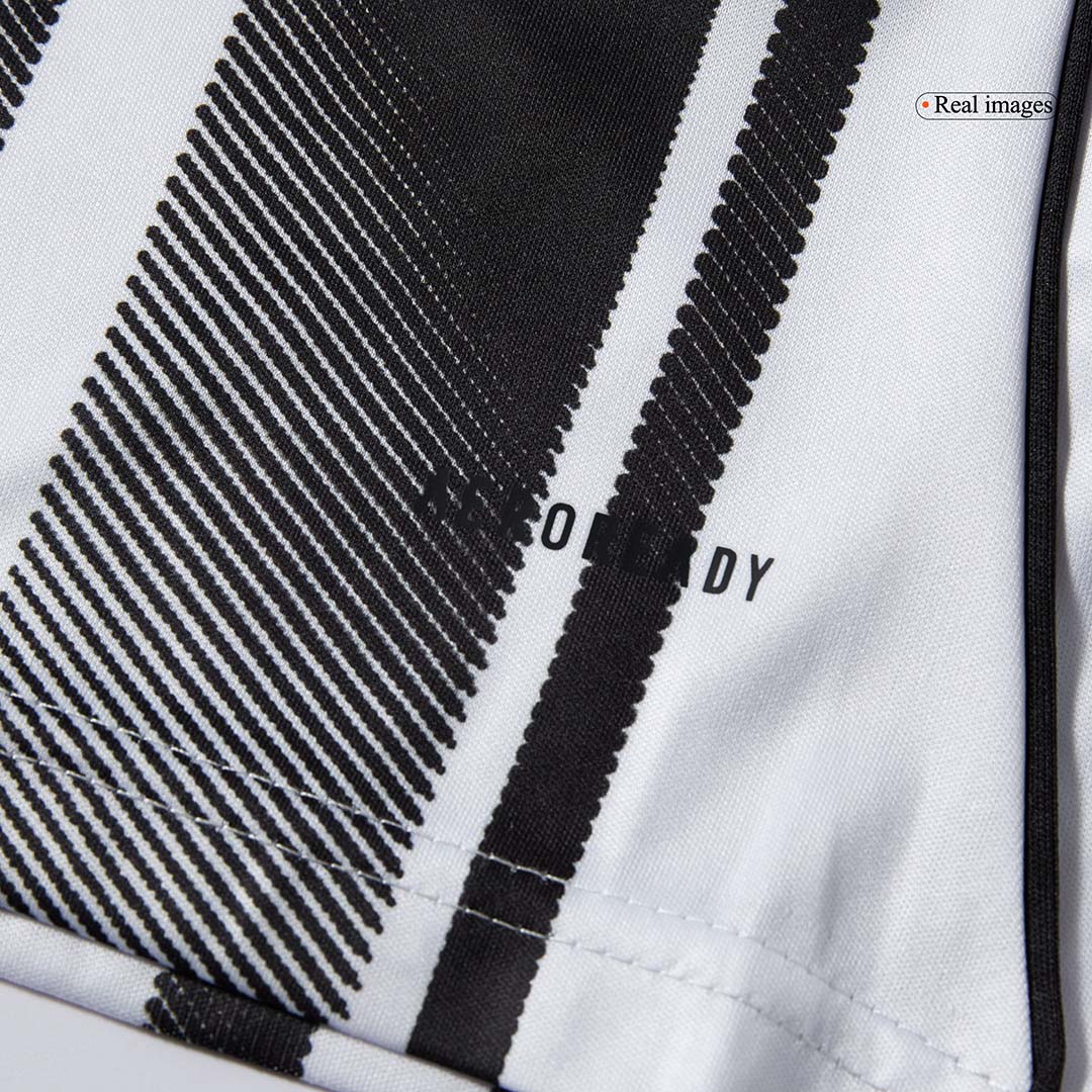 Kid's Juventus Home Soccer Jersey Kit(Jersey+Shorts+Socks) 2025/26 Black&White