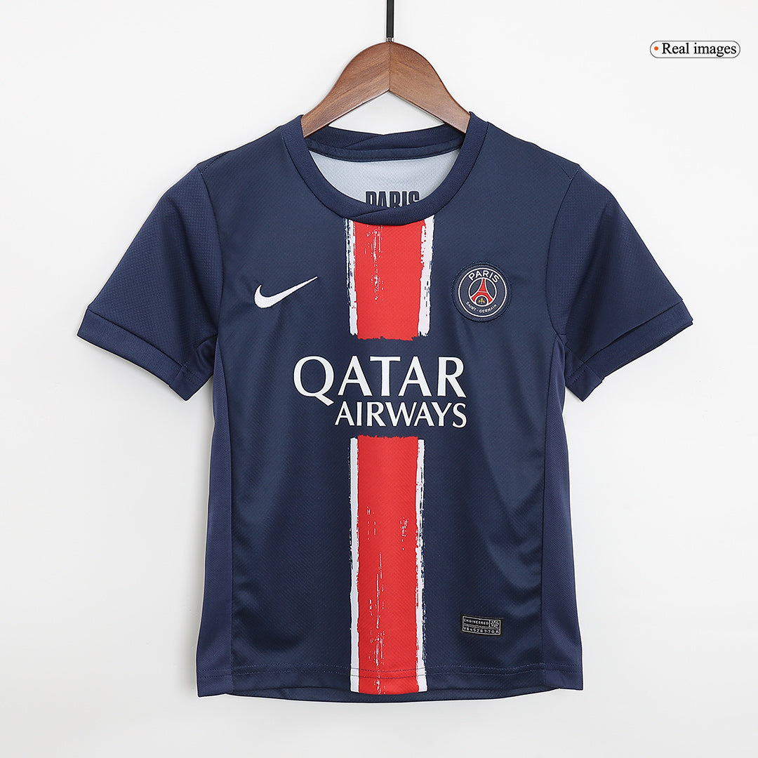 Kid's PSG Home Soccer Jersey Kit(Jersey+Shorts+Socks) 2024/25
