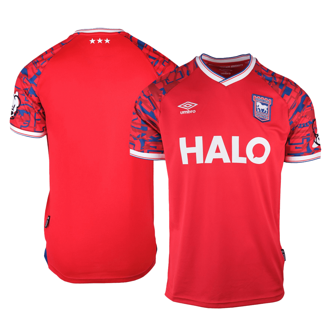 Ipswich Town Away Soccer Jersey 25/26 Red
