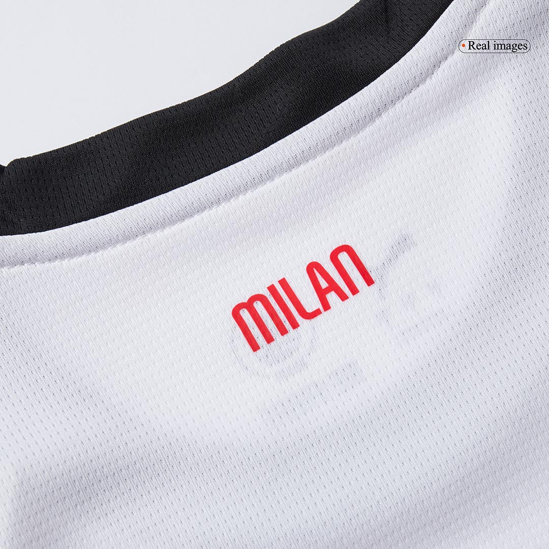 AC Milan Away Soccer Jersey Kit(Jersey+Shorts) 2025/26 White