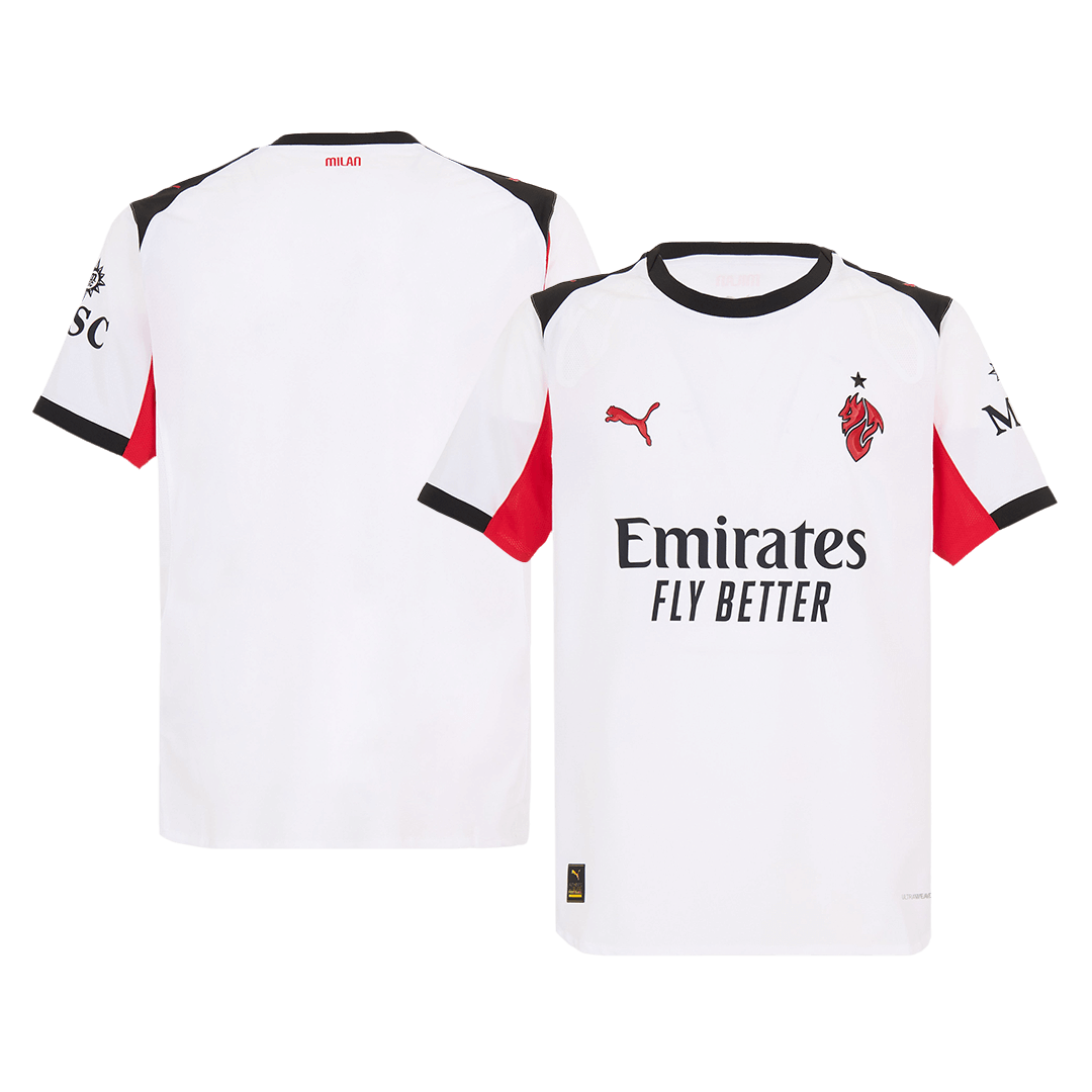 Authentic AC Milan Away Soccer Jersey 2025/26 White