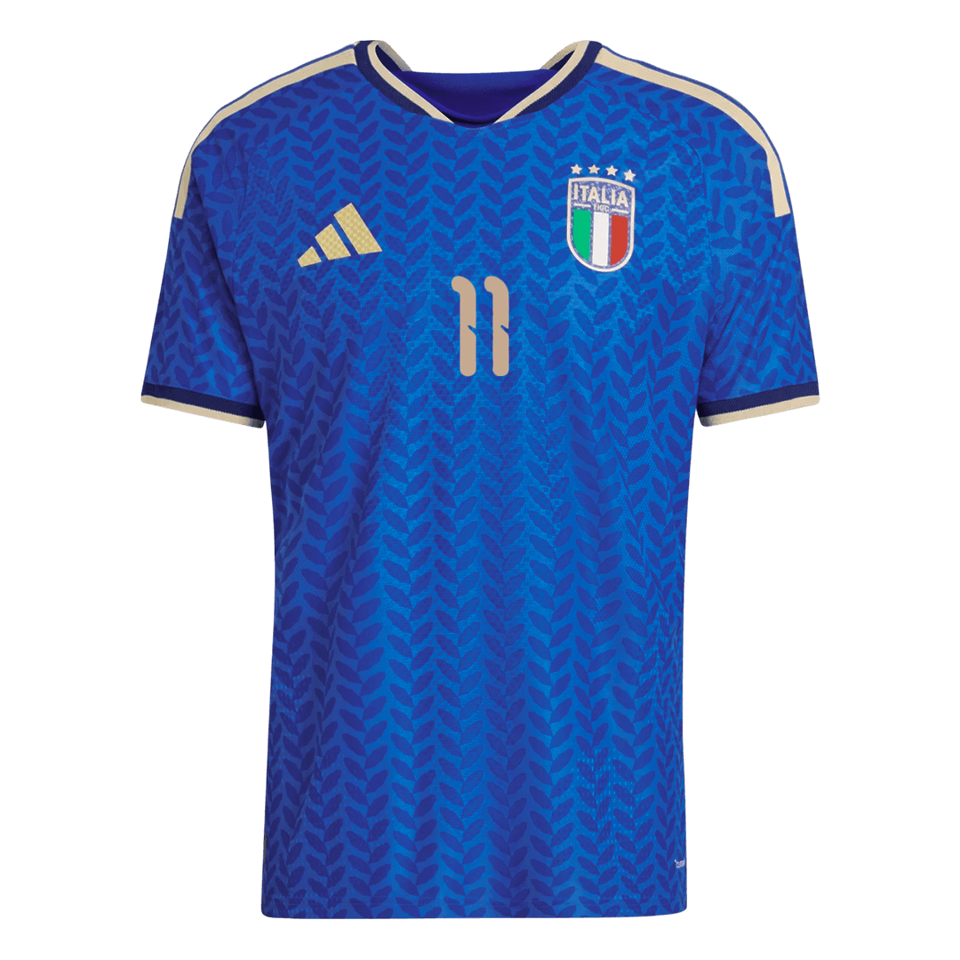 Authentic RASPADORI #11 Italy Home Soccer Jersey 2026