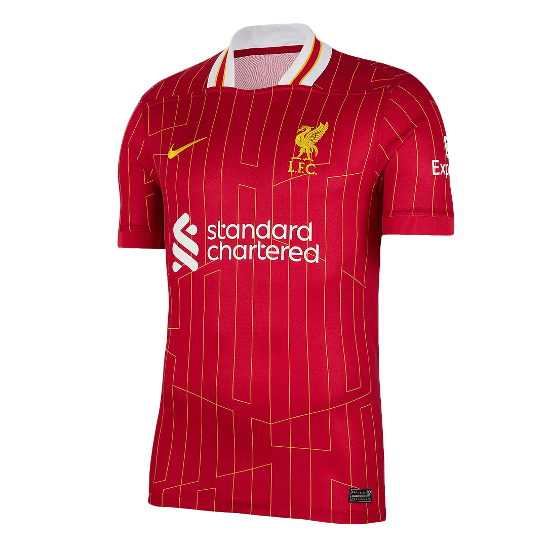 CHAMPIONS #20 Liverpool Home Soccer Jersey 2024/25 Red