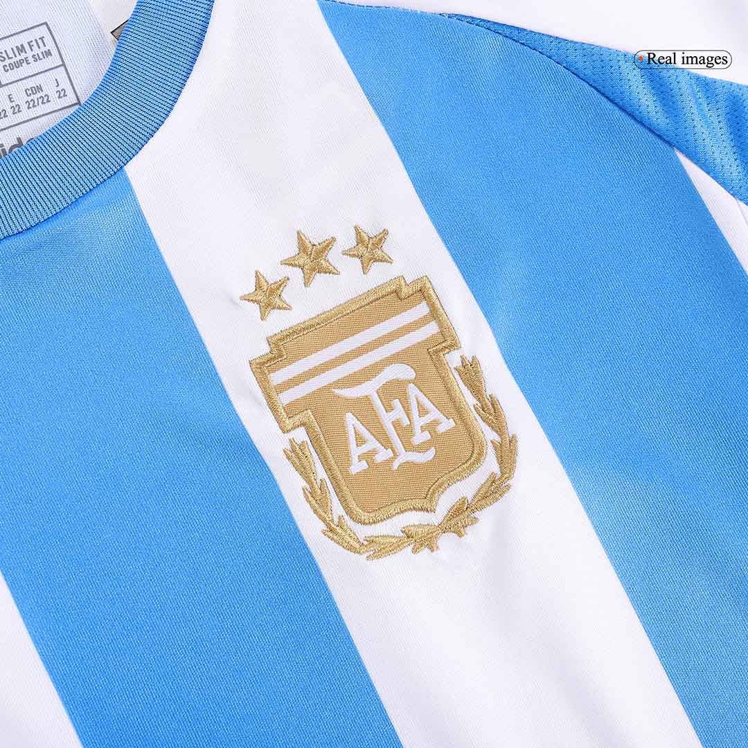 Kid's Argentina Home Soccer Jersey Kit(Jersey+Shorts+Socks) 2024