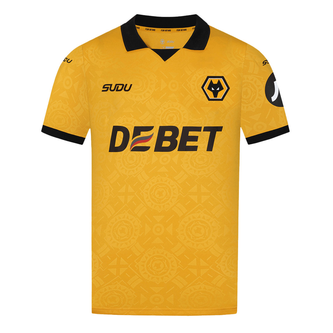 Wolves Home Soccer Jersey 2025/26 Yellow
