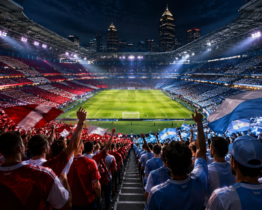 World Cup 2026 semi-final atmosphere before England vs Argentina in Atlanta