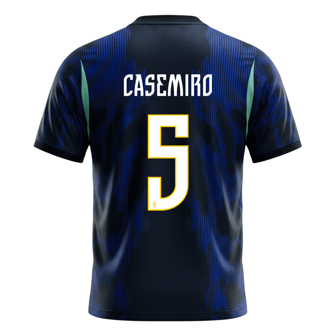 CASEMIRO #5 Brazil Away Soccer Jersey World Cup 2026 Navy