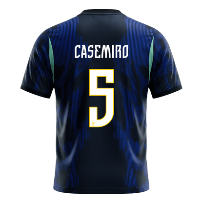 CASEMIRO #5 Brazil Away Soccer Jersey World Cup 2026 Navy