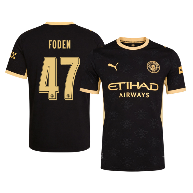 Authentic FODEN #47 Manchester City Away Soccer Jersey 2026/27