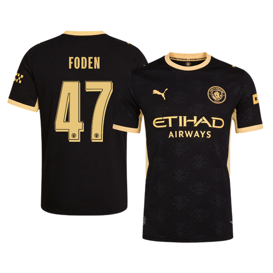 Authentic FODEN #47 Manchester City Away Soccer Jersey 2026/27