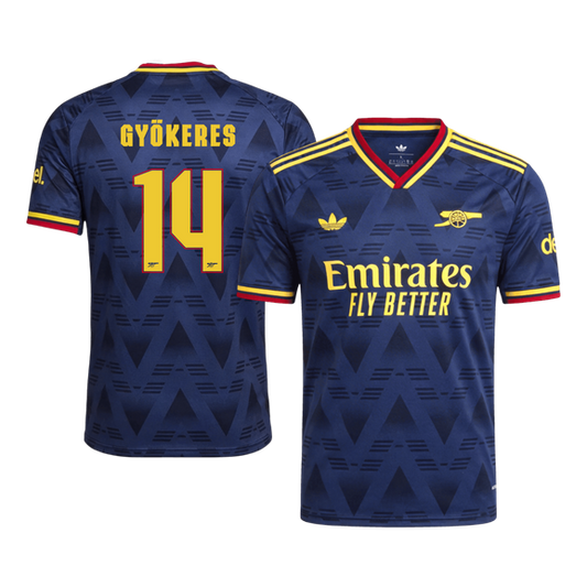 Player Version GYÖKERES #14 Arsenal Away Football Jersey 2026/27