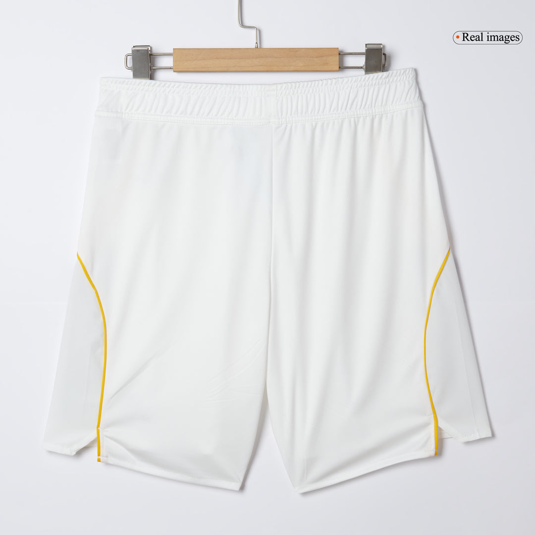 Authentic Real Madrid Home Soccer Shorts 25/26 White