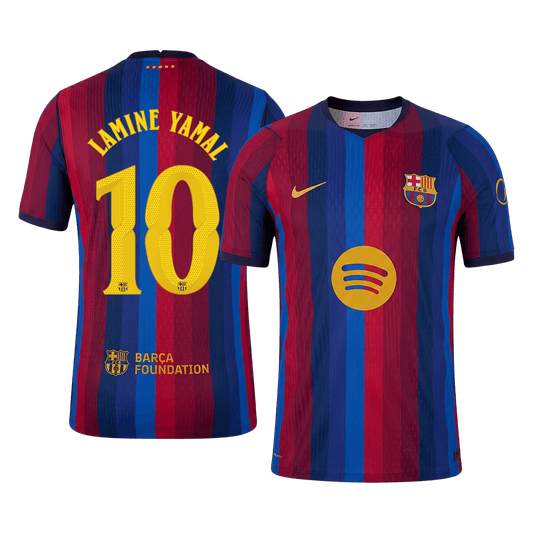 Authentic LAMINE YAMAL #10 Barcelona Home Soccer Jersey 2026/27