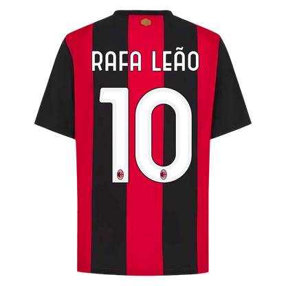 RAFA LEÃO #10 AC Milan Home Soccer Jersey 2026/27 Red&Black
