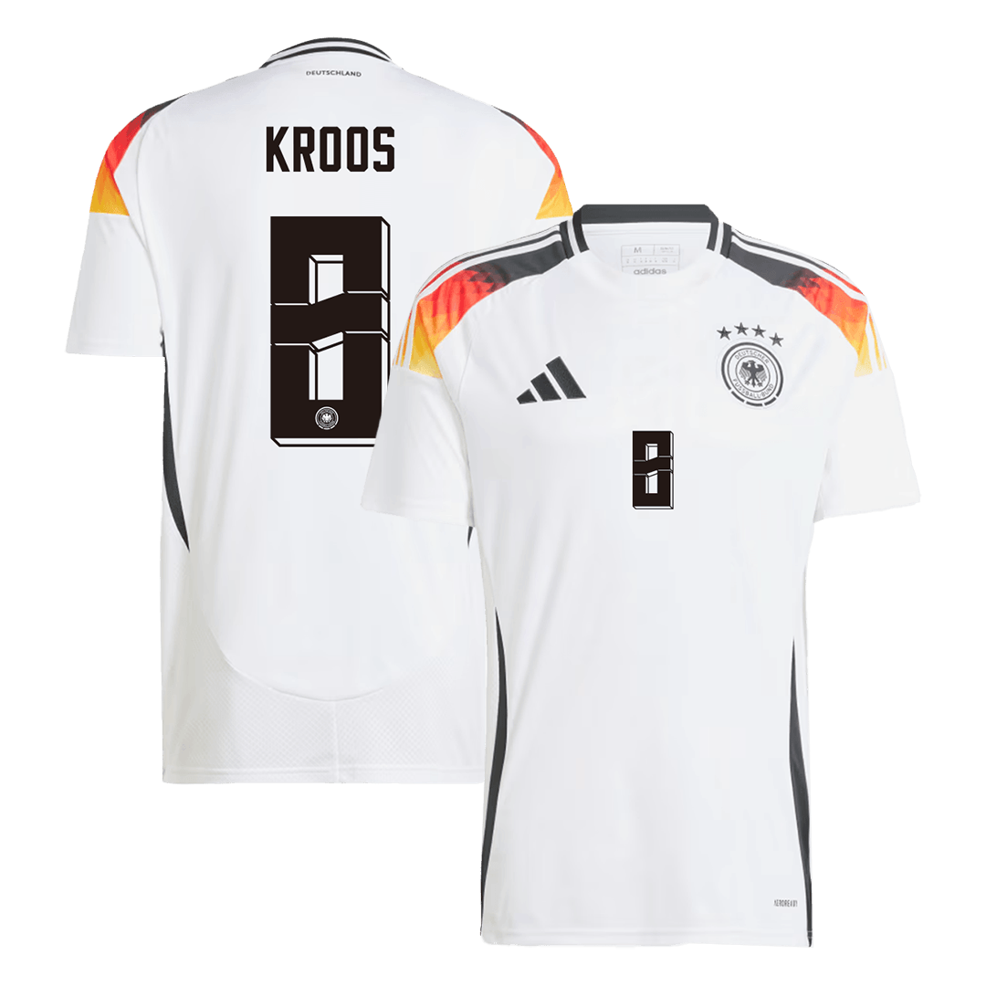 KROOS #8 Germany Home Soccer Jersey Euro 2024