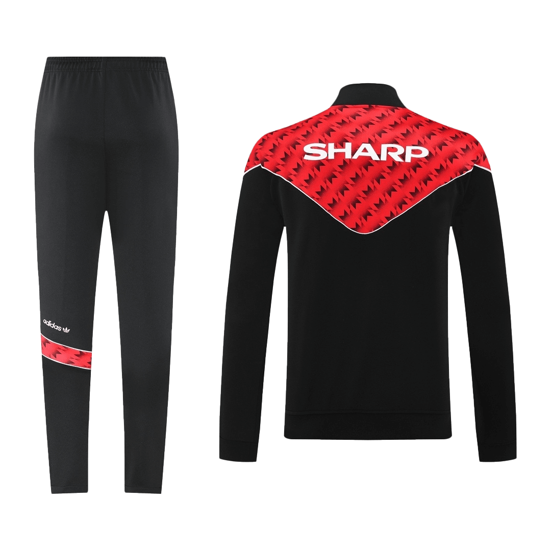25/26 Manchester United Training Jacket Kit(Jacket+Pants) Red&Black