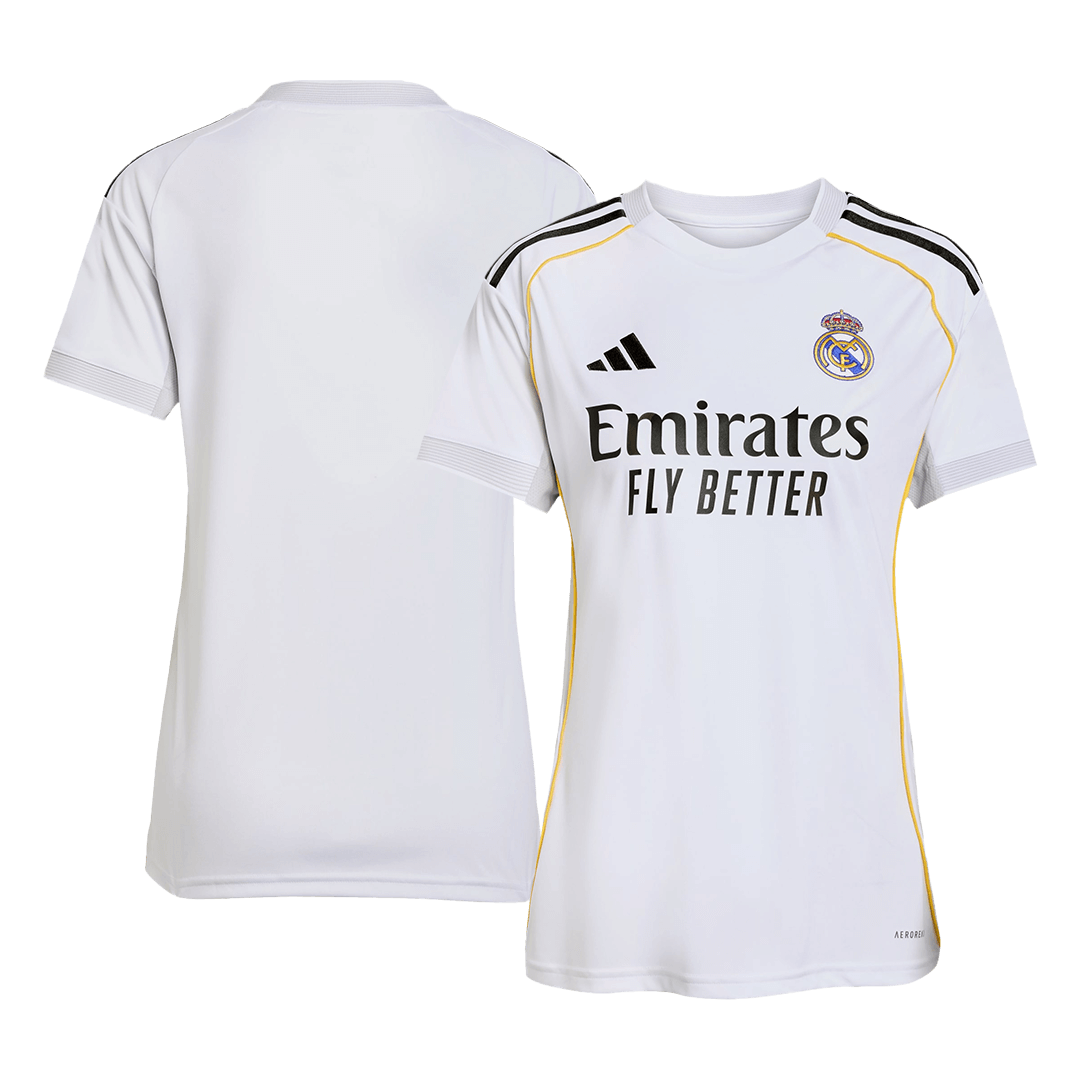 Women's Real Madrid Home Soccer Jersey 2025/26 White