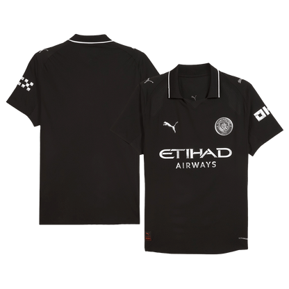 Authentic Manchester City Away Soccer Jersey 2025/26 Black