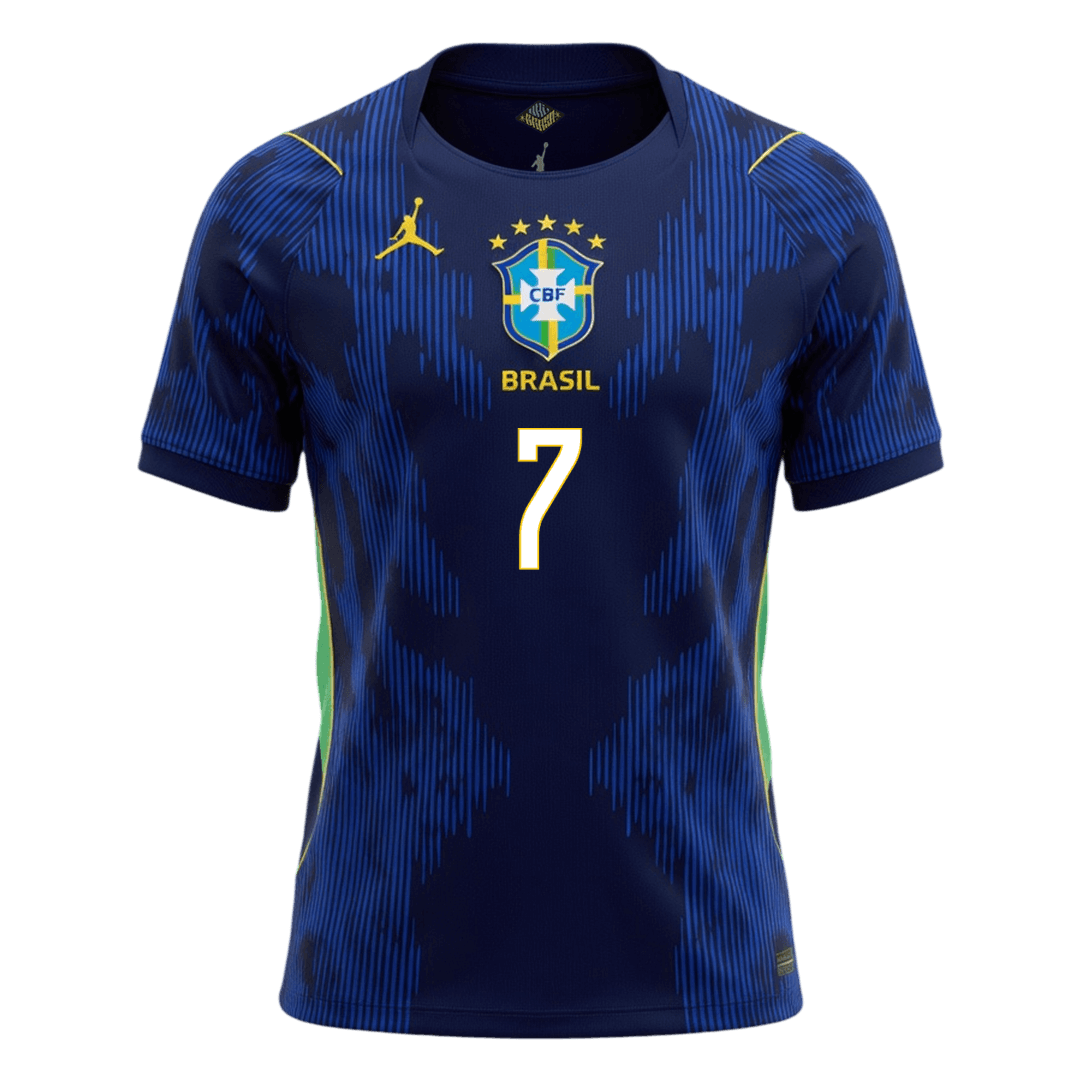 VINI JR. #7 Brazil Away Football Shirt 2026