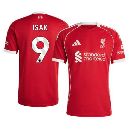 ISAK #9 Liverpool Home Soccer Jersey 25/26 Red