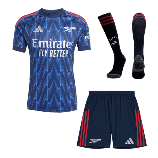 Arsenal Away Soccer Jersey Kit(Jersey+Shorts+Socks) 2025/26