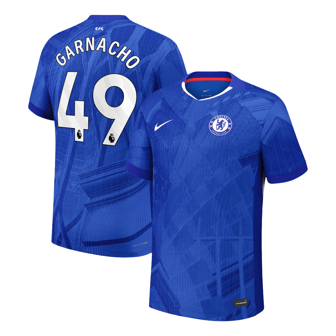 Authentic GARNACHO #49 Chelsea Home Soccer Jersey 2025/26