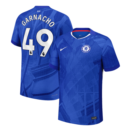 Authentic GARNACHO #49 Chelsea Home Soccer Jersey 2025/26
