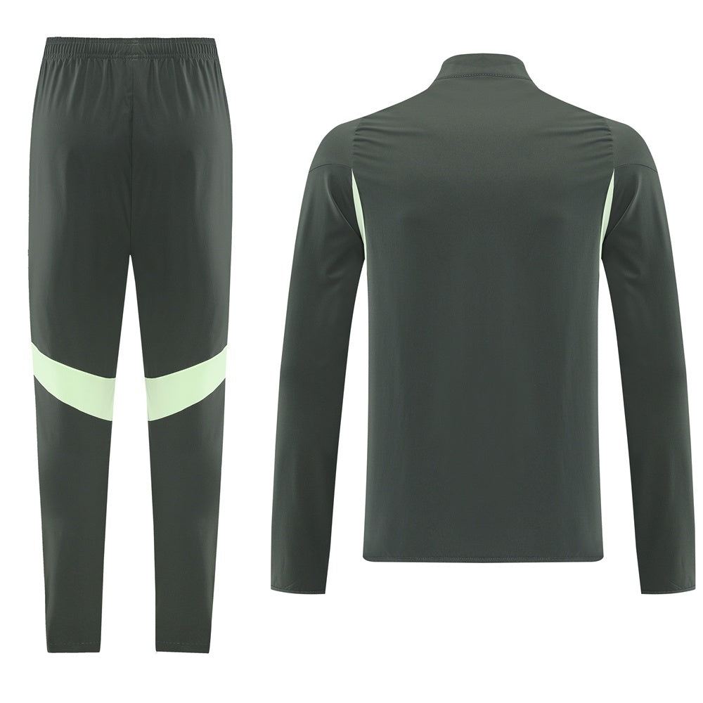 Real Madrid Training Tracksuit Kit(Top+Pants) 25/26 Green