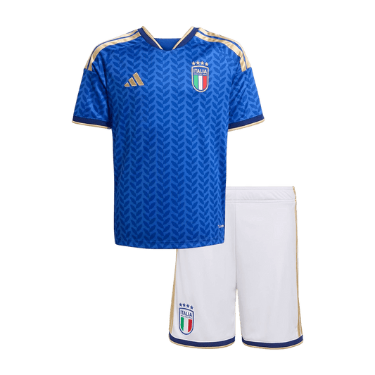 Kid's Italy Home Soccer Jersey Kit(Jersey+Shorts) 2025/26