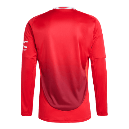 Manchester United Home Long Sleeve football shirt 2024/25