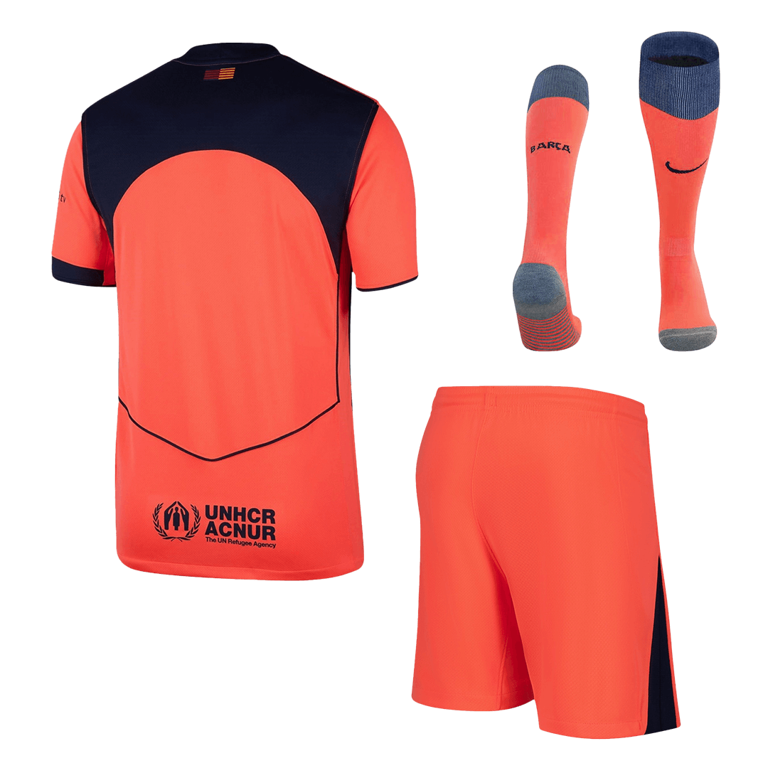 Barcelona Third Away Soccer Jersey Kit(Jersey+Shorts+Socks) 2025/26