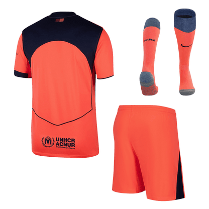 Barcelona Third Away Soccer Jersey Kit(Jersey+Shorts+Socks) 2025/26