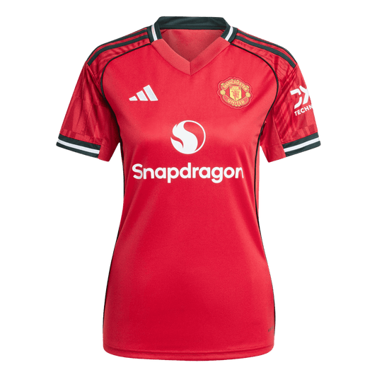 Women's Manchester United Home Soccer Jersey 2025/26 Red