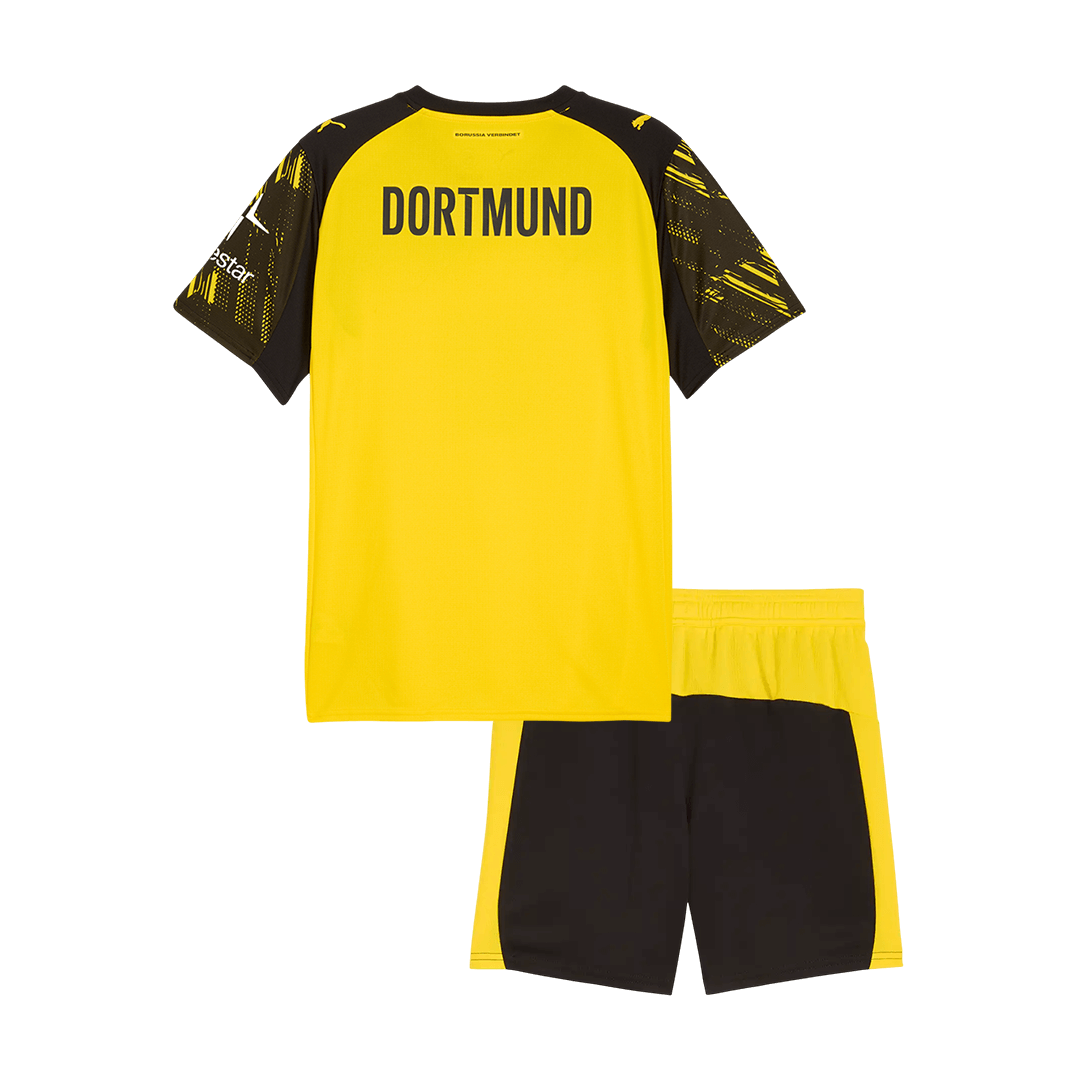Kid's Borussia Dortmund Home Soccer Jersey Kit(Jersey+Shorts) 2025/26
