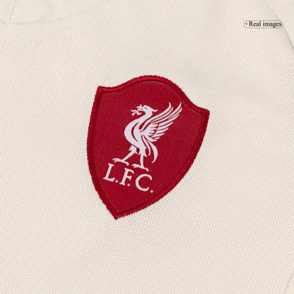 Kid's Liverpool Away Soccer Jersey Kit(Jersey+Shorts) 25/26 White