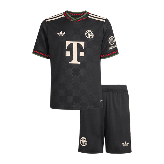 Kid's Bayern Munich Third Away Soccer Jersey Kit(Jersey+Shorts) 2025/26