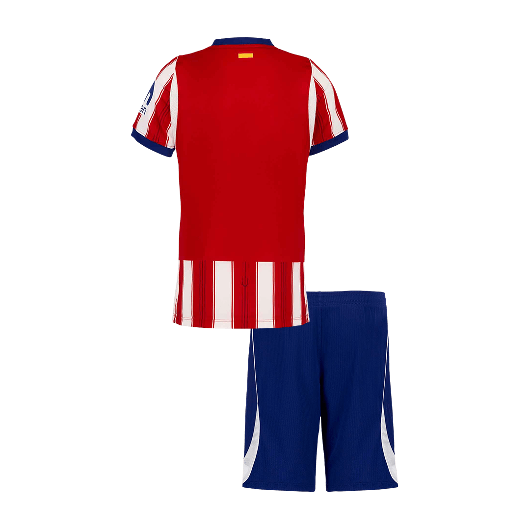Kids Atletico Madrid Home Soccer Jersey Kit (Jersey+Shorts) 2026/27 Red&White