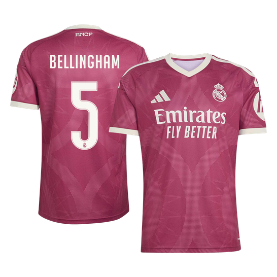 BELLINGHAM #5 Real Mardid Third Soccer Jersey 202626/27 Red