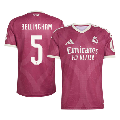 BELLINGHAM #5 Real Mardid Third Soccer Jersey 202626/27 Red