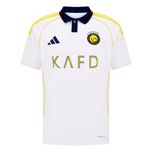 Al Nassr Third Away Soccer Jersey 2025/26 White