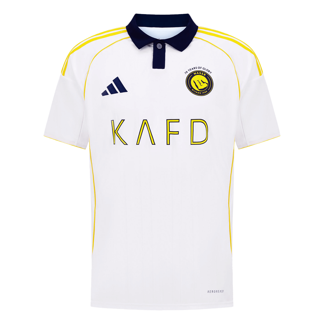 RONALDO #7 Al Nassr Third Away Soccer Jersey 2025/26 White