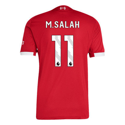 Authentic M.SALAH #11 Liverpool Home Soccer Jersey 2025/26 Red