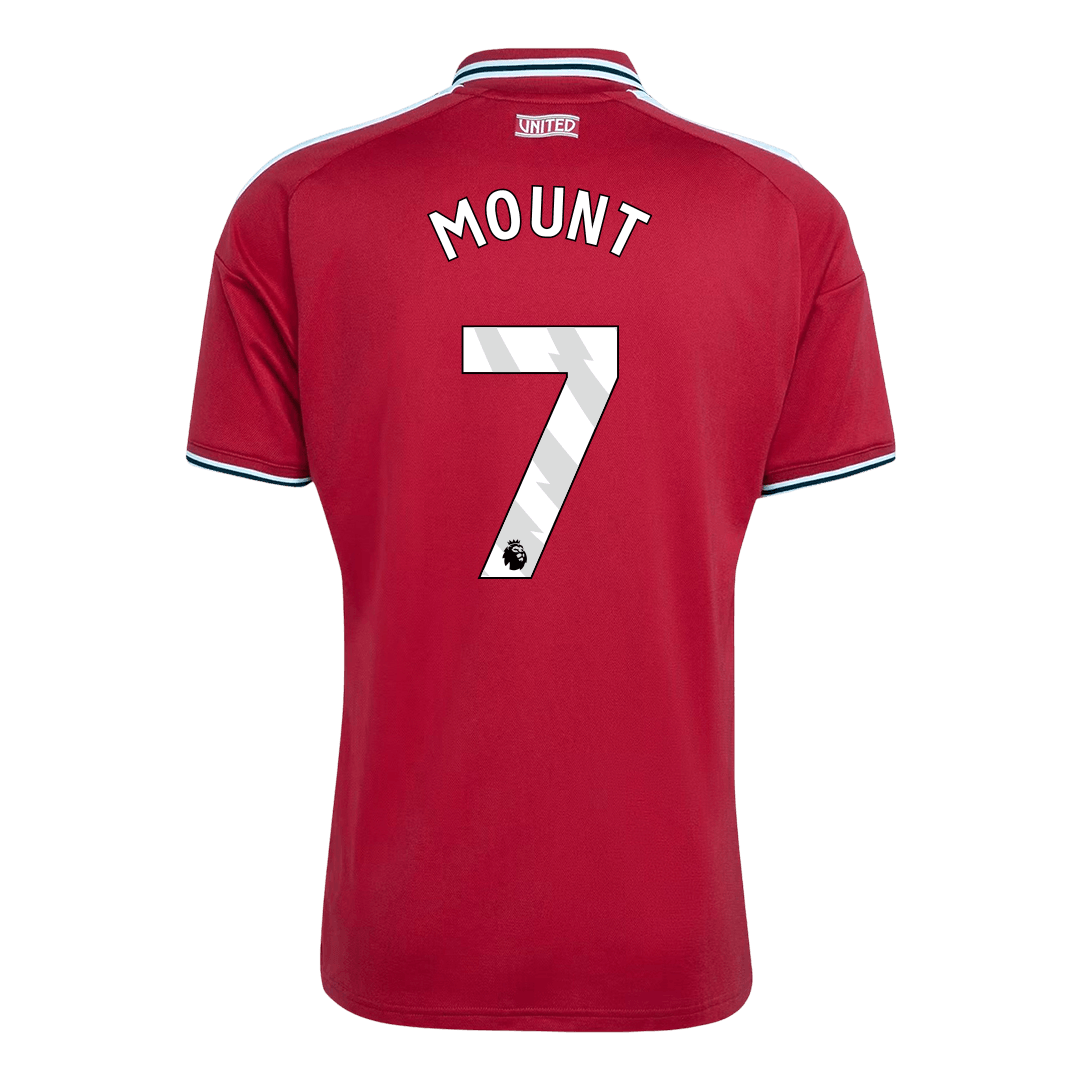 MOUNT #7 Manchester United Home Football Shirt 26/27 Red